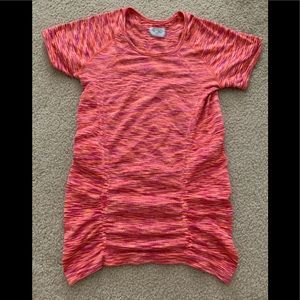 Athleta pink and orange workout shirt